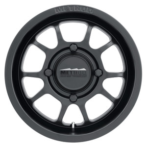Method MR409 15x10 5+5/0mm Offset 4x156 132mm CB Matte Black Wheel