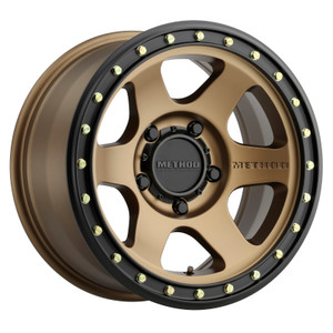Method MR310 Con6 17x8.5 0mm Offset 5x5.5 108mm CB Method Bronze/Black Street Loc Wheel