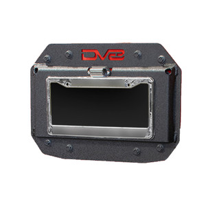 DV8 Offroad 2018+ Jeep Wrangler JL Spare Tire Delete Kit w/ License Plate Bracket w/o Reverse Camera