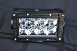 DV8 Offroad Chrome Series 5in Light Bar 24W Flood/Spot 3W LED