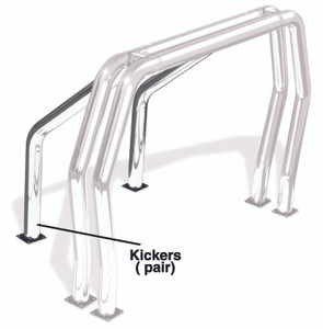 Go Rhino RHINO Bed Bar - Kickers - Chrome 9370C