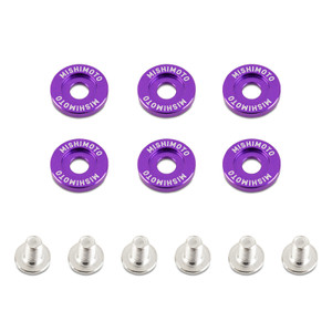 Mishimoto Small Fender Washer Kit (6pcs) - Purple