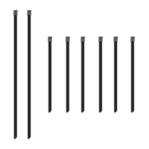 Mishimoto Set of Six 6in & Two 14in Stainless Steel Locking Ties