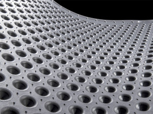 WeatherTech 30in x 48in Outdoor Mat - Grey