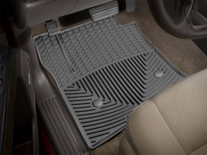 WeatherTech 14+ Chevrolet Silverado Front Rubber Mats - Black W309