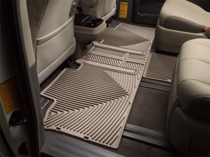 WeatherTech 11+ Toyota Sienna Rear Rubber Mats - Tan W244TN