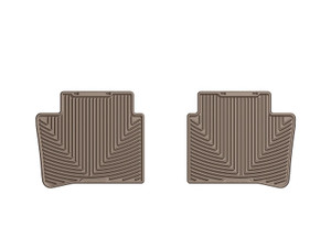 WeatherTech 07+ Nissan Versa Rear Rubber Mats - Tan