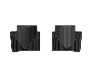WeatherTech 07+ Nissan Versa Rear Rubber Mats - Black
