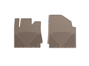WeatherTech 10+ Cadillac SRX Front Rubber Mats - Tan