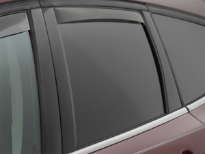 WeatherTech 13+ Ford Escape Rear Side Window Deflectors - Dark Smoke
