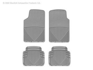 WeatherTech 98-05 Volvo C70 Front and Rear Rubber Mats - Grey
