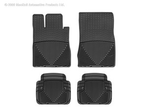WeatherTech 05-10 Acura RL Front and Rear Rubber Mats - Black