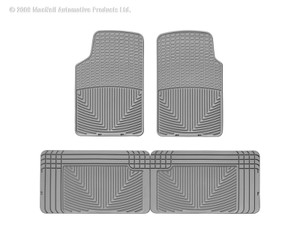 WeatherTech 91-04 Isuzu Rodeo Front and Rear Rubber Mats - Grey