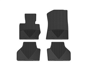 WeatherTech 11+ BMW X3 Front and Rear Rubber Mats - Black