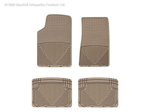 WeatherTech 03-07 Cadillac CTS/CTS-V Front and Rear Rubber Mats - Tan