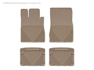 WeatherTech 73-80 Mercedes-Benz 450SLC Front and Rear Rubber Mats - Tan