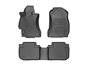 WeatherTech 14+ Subaru Forester Front and Rear Floorliners - Black