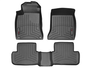 WeatherTech 14+ Mercedes-Benz CLA-Class Front and Rear Floorliners - Black