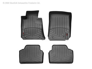 WeatherTech 06 BMW 3-Series (E90/E91) Front and Rear Floorliners - Black