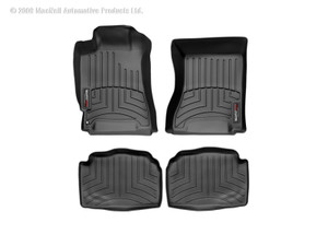 WeatherTech 03-08 Subaru Forester Front and Rear Floorliners - Black