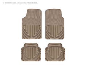 WeatherTech 98-05 Volvo C70 Front and Rear Rubber Mats - Tan