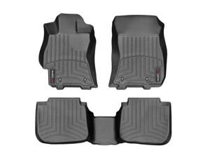 WeatherTech 2015 Subaru Legacy Front Rear FloorLiner - Black *Does Not Fit Manual Transmission*
