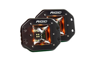 Rigid Industries Radiance 3in Amber Backlight - Flush Mount - Pair