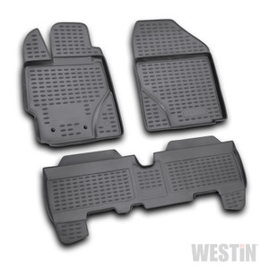 Westin 2006-2011 Toyota Yaris Hatchback Profile Floor Liners 3pc - Black