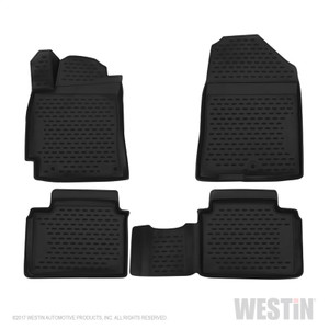 Westin 2017-2018 Hyundai Elantra Profile Floor Liners 4pc - Black
