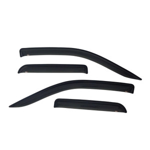 Westin 15-18 Chevy/GMC/Cadillac Tahoe/Yukon/Escalade Wade Slim Wind Deflector 4pc - Smoke