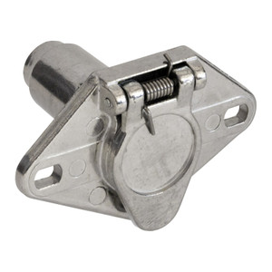 Westin Premier 6-Way Round Metal Car Side Connector - Black