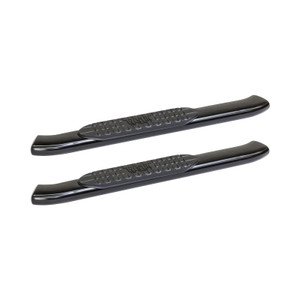 Westin 2007-2013 Chevy Silverado 1500 Reg Cab PRO TRAXX 5 Oval Nerf Step Bars - Black