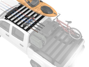 Land Rover Defender (1983-2016) Pickup Truck Slimline II Roof Rack Kit - by Front Runner Land Rover Defender (1983-2016) Pickup Truck Slimline II Roof Rack Kit - by Front Runner