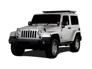 Jeep Wrangler JK 2 Door (2007-2018) Extreme 1/2 Roof Rack Kit - by Front Runner Jeep Wrangler JK 2 Door (2007-2018) Extreme 1/2 Roof Rack Kit - by Front Runner