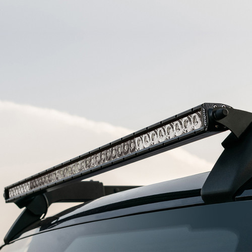 Rigid Industries 2021 Ford Bronco Roof Rack Light Kit (Incl. SR spot/flood Combo Bar)