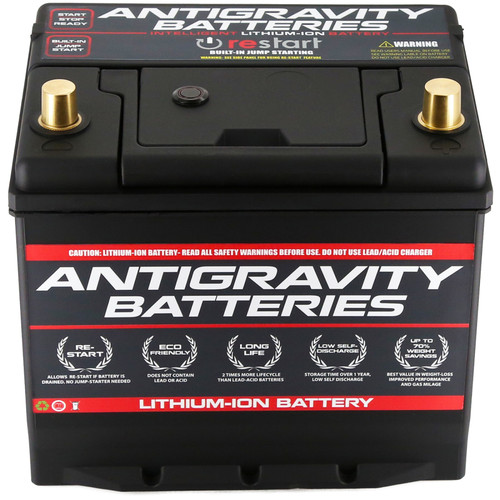 Antigravity Group 27 Lithium Car Battery w/Re-Start AG-27-40-RS