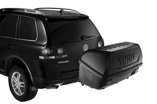Thule Transporter Combi Tilt-Down Hitch Cargo Box (Incl. Pre-Wired Tail Lights/License Plate Adap.)