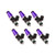 Injector Dynamics ID1050X Injectors 14mm (Purple) Adaptors (Set of 6)
