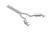 MBRP 15 Ford Mustang GT 5.0 3in Cat Back Dual Split Rear Race Version 4.5in Tips - Aluminized