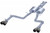 MBRP 15-21 Dodge Challenger 3.6L Aluminized Catback Exhaust