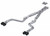 MBRP 17-21 Dodge Challenger 5.7L/6.2L/6.4L Carbon Fiber Quad Tip T304 Catback Exhaust