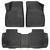 Husky Liners Weatherbeater 2017 Cadillac XT5 / 2017 GMC Acadia Front & 2nd Seat Floor Liners - Black
