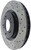 StopTech 00-09 S2000 Slotted & Drilled Left Front Rotor