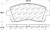 StopTech Street Touring 02-03 WRX Front Brake Pads