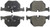 StopTech Street Touring 06 BMW 330 Series (Exc E90) Series Rear Brake Pads