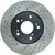 StopTech Slotted & Drilled Sport Brake Rotor Front Right 13 Honda Accord Sport