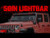 Jeep 50-inch Straight LED Light Bar Upper Windshield Kit w/ Single-Row Black Series LED (20-21 Gladiator JT, 18-21 Wrangler JL)