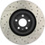 StopTech Slotted & Drilled Sport Brake Rotor 127.33087R