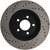 StopTech 05-10 Ford Mustang GT Front Right Slotted & Drilled Rotor
