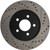 StopTech 05-10 Ford Mustang GT Front Left Slotted & Drilled Rotor